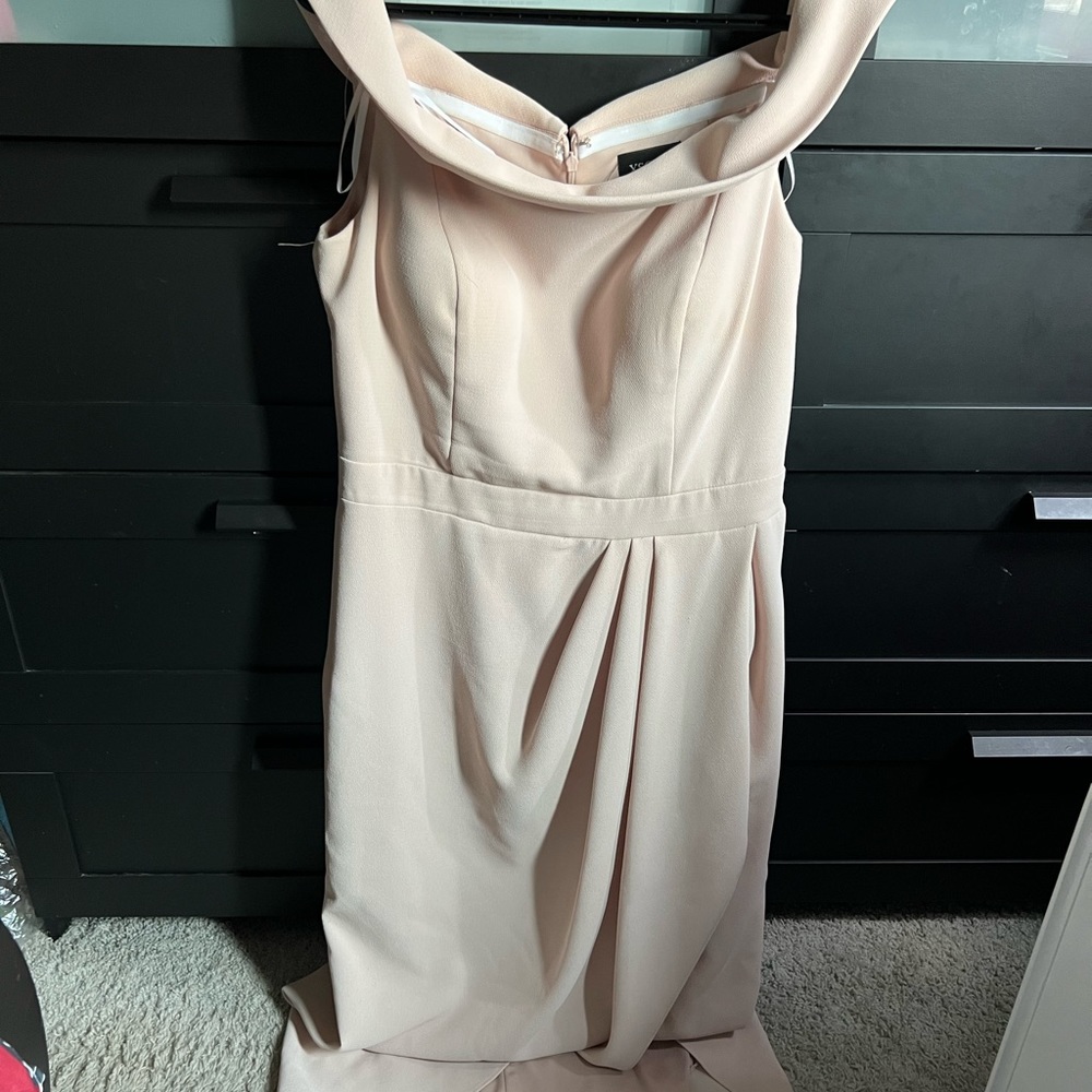 Formal nude/rose dress